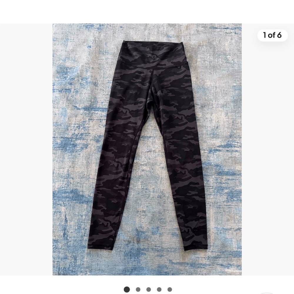Camo leggings.  Grey and black